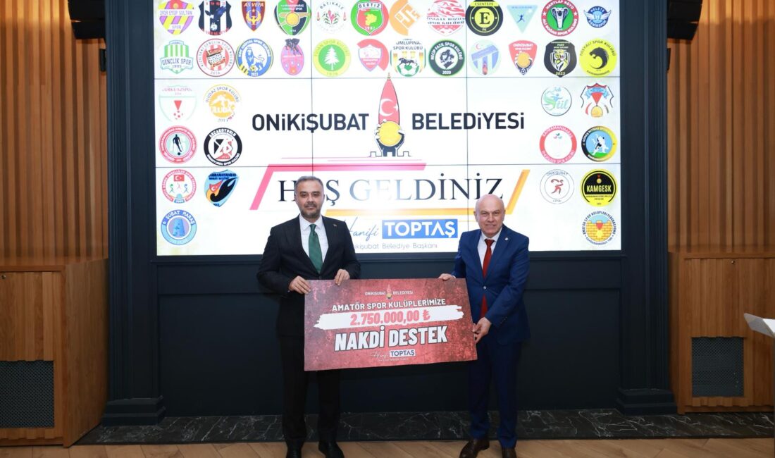 Başkan Toptaş’tan amatör spora dev destek!
2 milyon 750 bin TL