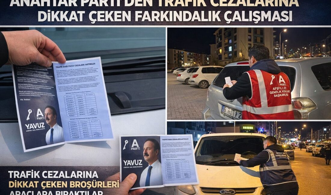 ANAHTAR PARTİ’DEN TRAFİK CEZALARINA DİKKAT ÇEKEN FARKINDALIK ÇALIŞMASI




Son dönemde Türkiye