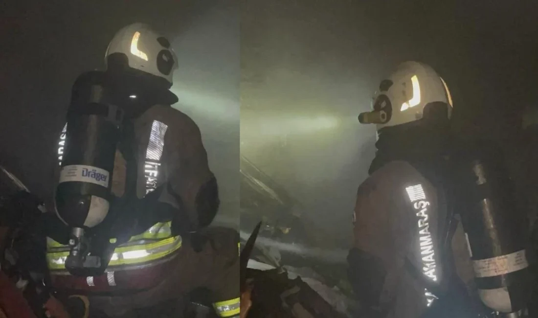 Dulkadiroğlu Duraklı Mahallesi’nde bir ikamette çıkan yangın paniğe yol açtı.