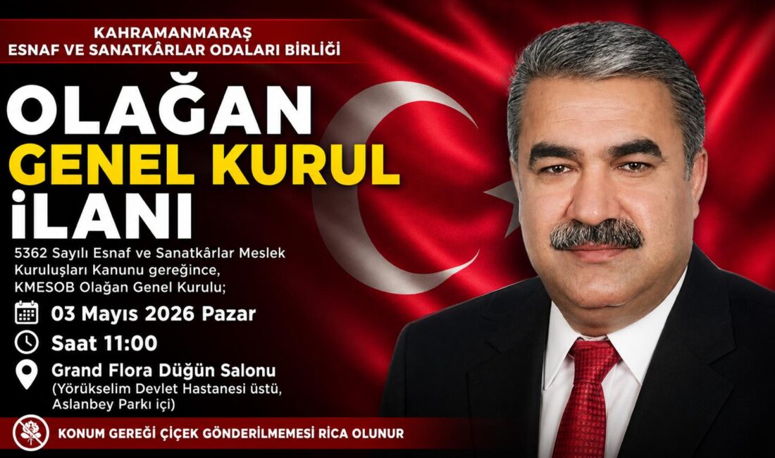 Kahramanmaraş Esnaf ve Sanatkârlar Odaları Birliği (KMESOB), 3 Mayıs Pazar