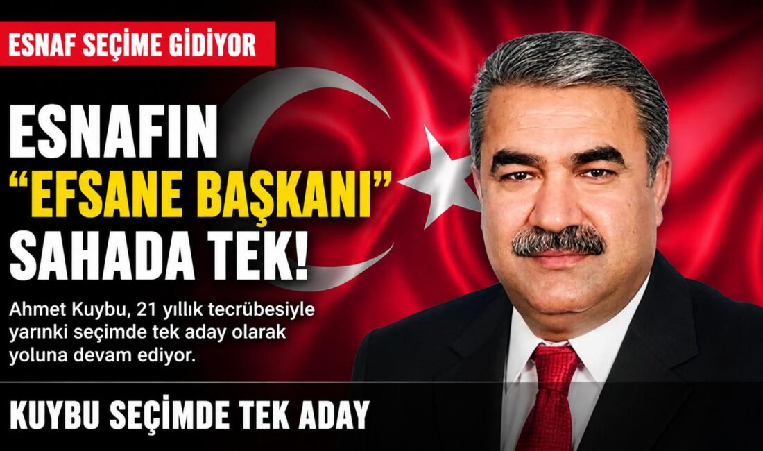 BAŞKAN KUYBU TEK ADAY OLARAK  SEÇİME GİRİYOR

Kahramanmaraş Esnaf ve