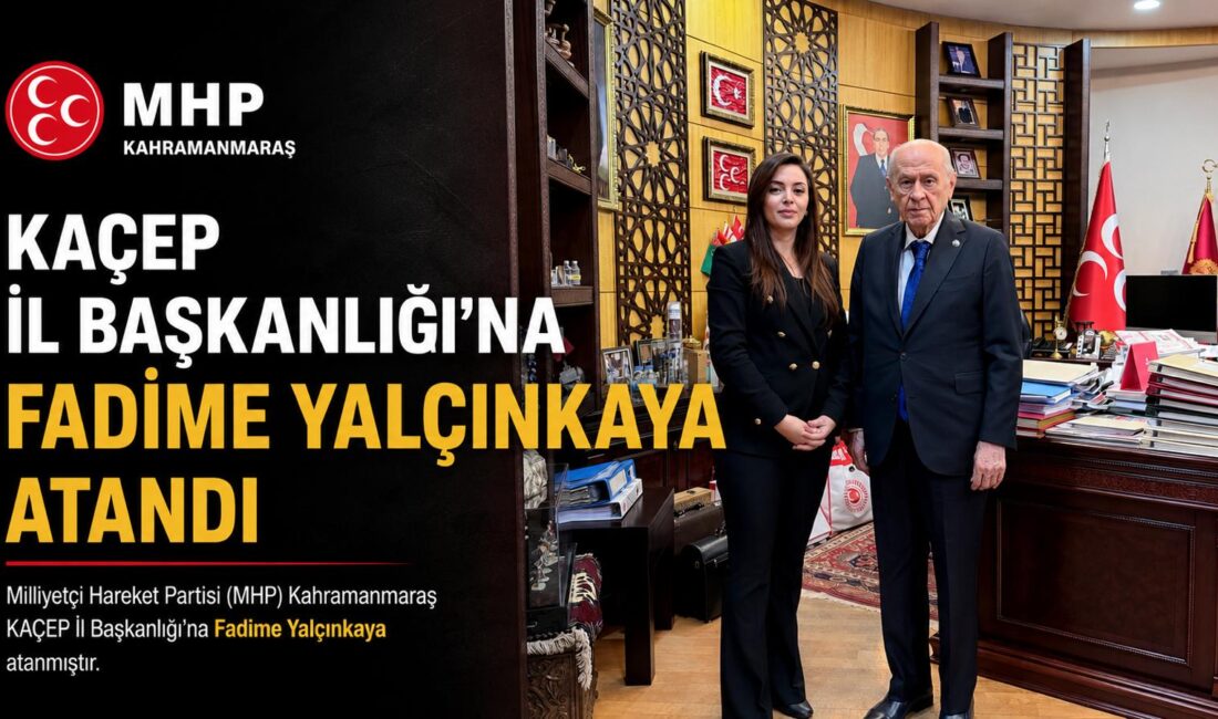 Milliyetçi Hareket Partisi’nde Kahramanmaraş teşkilat yapısında önemli bir görev değişimi